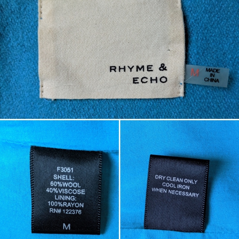 Rhyme & Echo Cobalt Blue Blazer Gem